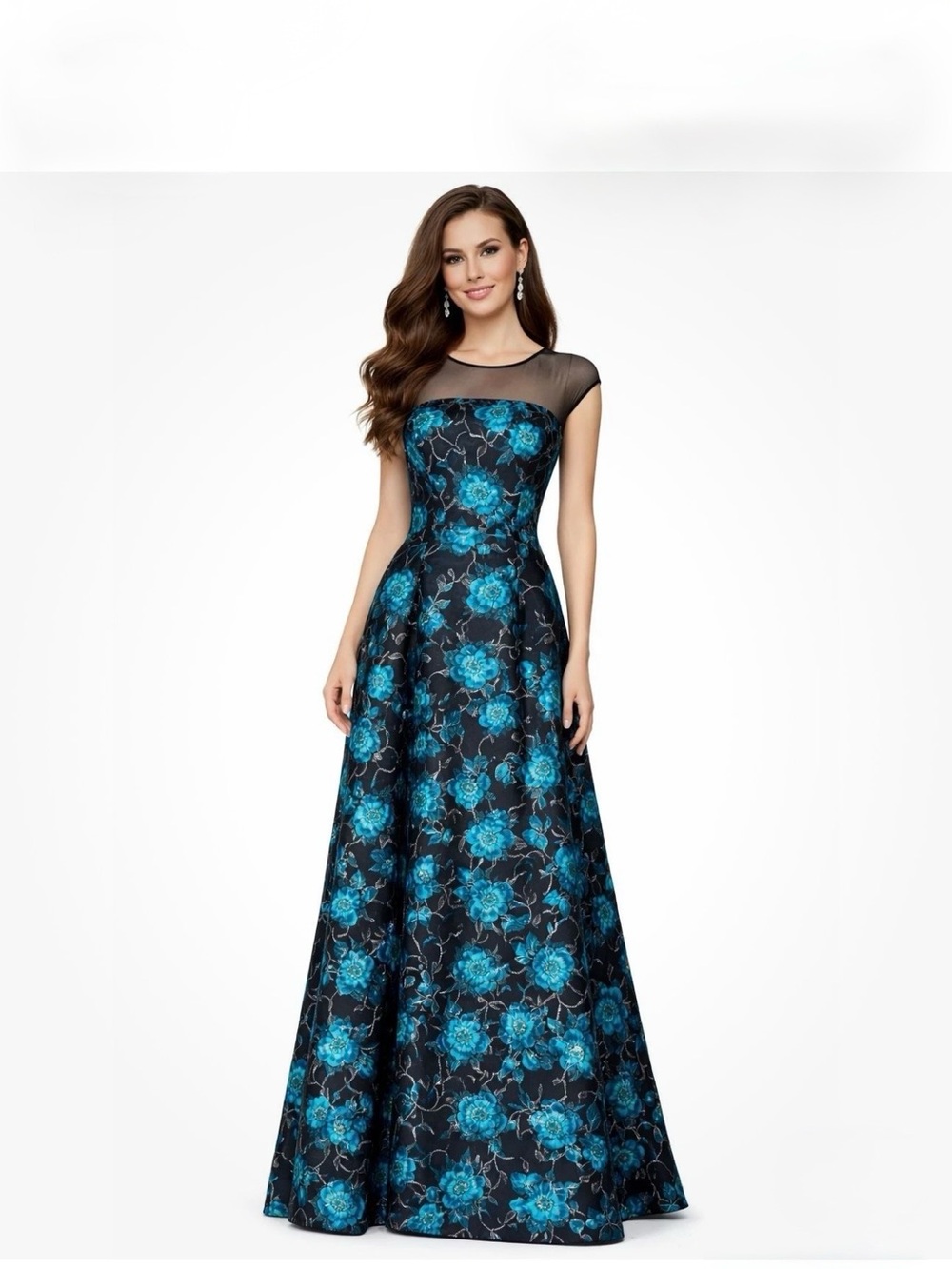 NEW with tags SACHIN AND BABI BARBARA Gown TOPAZ SZ 6 retail $799.00
